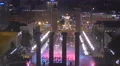 Beautiful night time water show at the Magic Fountain in Barcelona 4k or 4k+ Resolution
