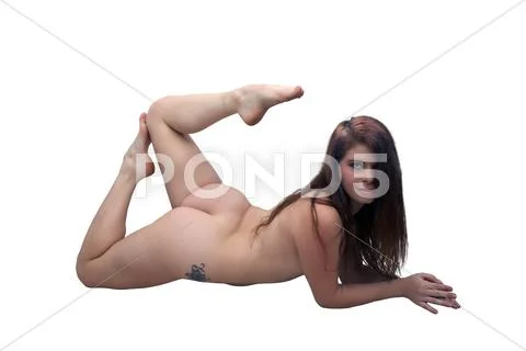 Beautiful nude brunette (7) Stock Photos