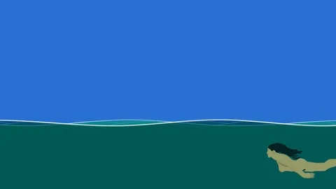 Nude Woman Swimming Stock Footage ~ Royalty Free Stock Videos | Pond5