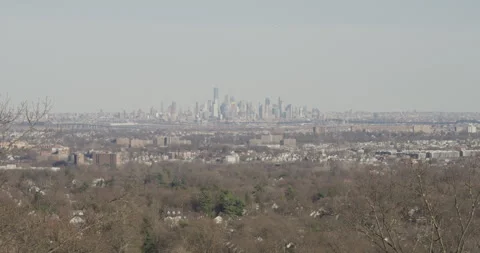 Beautiful Nyc Skyline From Afar Stock Footage 275299198