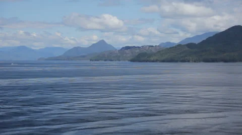 Beautiful ocean with islands Stock Footage 25887880