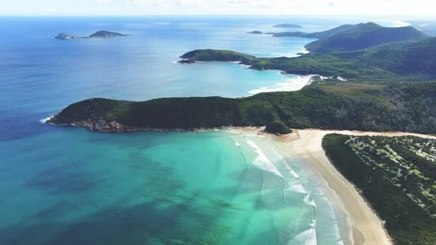 Beautiful Ocean View In Australia, Drone, 6k Video stock 333601256