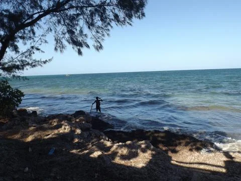 Beautiful ocean view Stock Photos