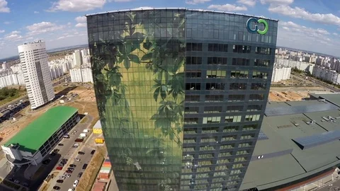 Beautiful office building Stock Footage 72293908