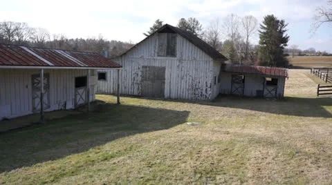 Beautiful Old Barn 1 Stock Footage 22949951