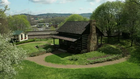 Beautiful old cottage Stock Footage 152411697