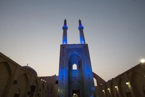 Beautiful old Islamic mosque Stock Photos