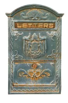 Beautiful old mailbox . Stock Photos