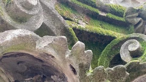 Beautiful Old Stonework on Bridge Stock Footage 231537414