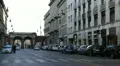 Beautiful Old Tram via Manzoni in Milan, Italy HD Footage