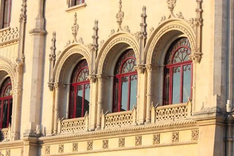 Beautiful old  windows Stock Photos