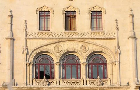 Beautiful old  windows Stock Photos