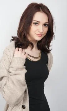 Beautiful one girl Stock Photos