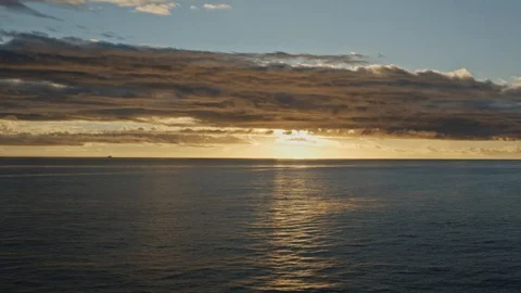 Beautiful-open-sea-clouds-sunset-ship-sky Video stock 85475212