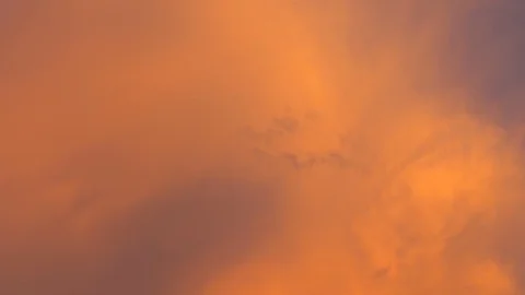 The beautiful orange cloud sunset Stock Footage 98474027