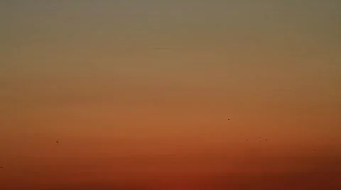 Beautiful orange sunset 3 Video stock 785032