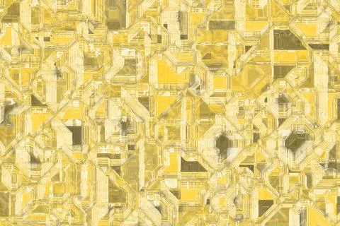 Beautiful orange techno optic wire template digital graphics background or Illustrazione stock