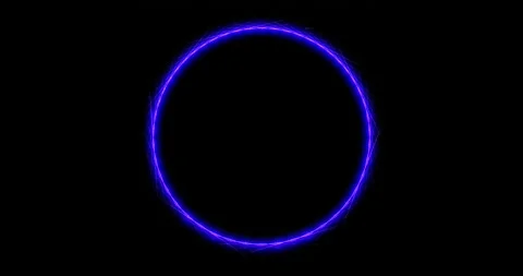 Beautiful orthographic rotating circle Stock Footage 137305801