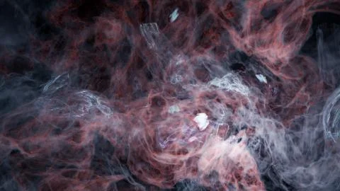 A beautiful outer space or nebula Illustrazione stock