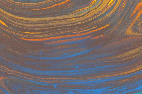 Beautiful painting of an abstract pattern of mixed colors Stock Photos