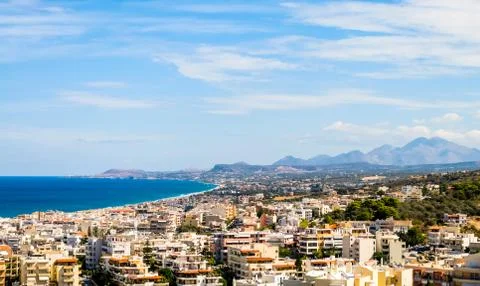 Beautiful panorama with cloudscape Foto stock