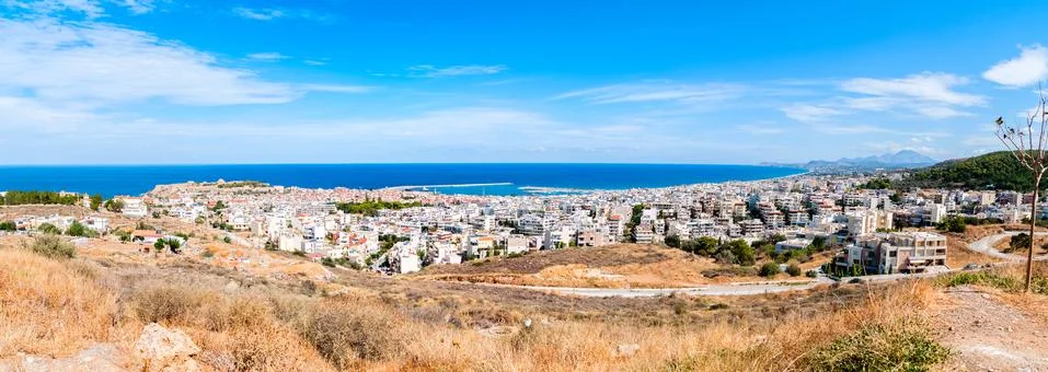 Beautiful panorama with cloudscape Stock Photos