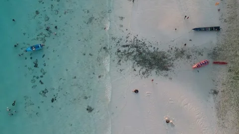 Beautiful Panorama at Hidden Beach Video stock 244145787