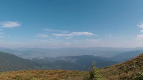 Beautiful panorama of the mountains. Stock Footage 138591653