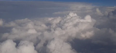 Beautiful panoramic view of clouds viewed from above Stock Footage 110856156