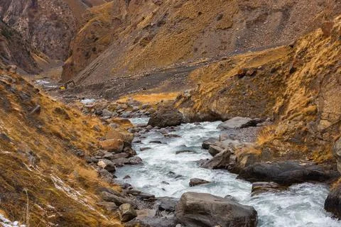 Beautiful panoramic view of the gorge Foto stock