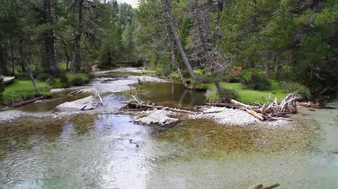 Beautiful panoramic view of a mountain landscape Stock Footage 34453661
