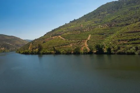 Beautiful Panoramic view of The Valley of the River Douro, Portugal 写真素材