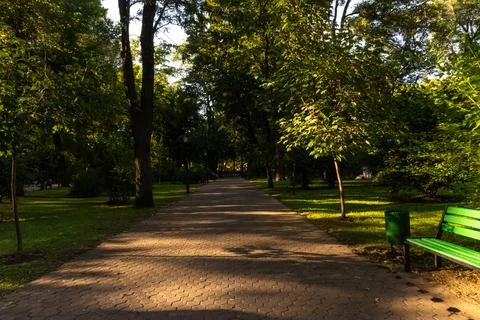 A beautiful park in Moldova Foto stock