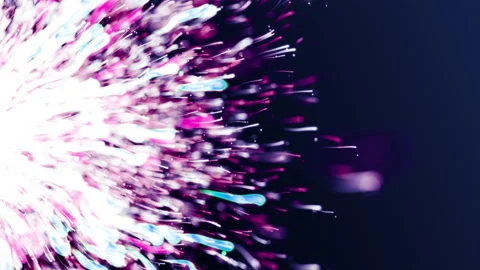 Beautiful Particle Explosion Animation. Stock Footage 146470932