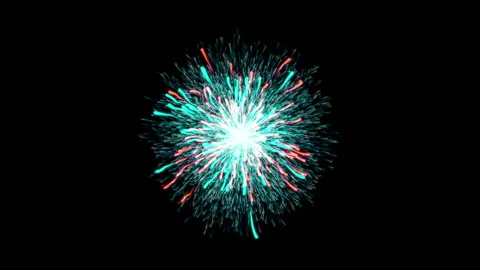 Beautiful Particle Explosion Animation. Video stock 146519157
