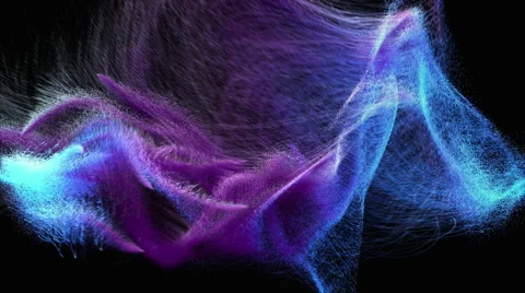 Beautiful Particles in 4K. Seamless loop. Stock Footage 50078966