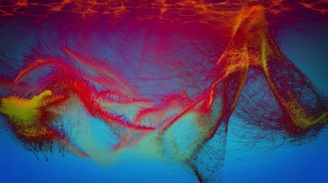 Beautiful Particles in 4K. Seamless loop. Stock Footage 50108574