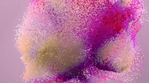 Beautiful Particles In 4K. Seamless Loop. 60fps Video Vídeo Stock 310300223