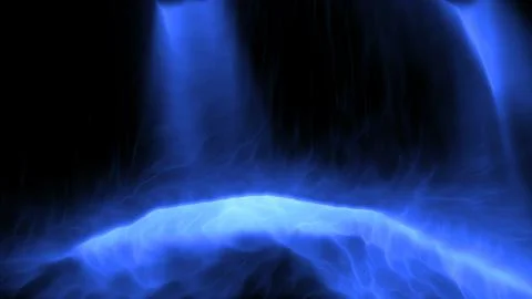 Beautiful particles fluids fall top down 스톡 일러스트