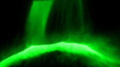 Beautiful particles fluids fall top down Stock Illustration