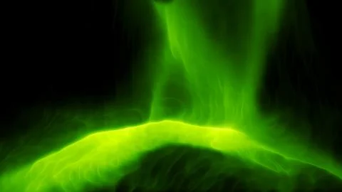 Beautiful particles fluids fall top down Stock Illustration