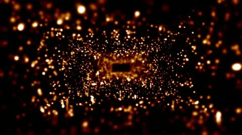 A beautiful passage of particles Video stock 11116328