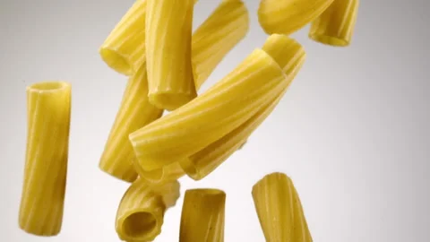 Beautiful pasta falling in slow motion Stock Footage 151041533