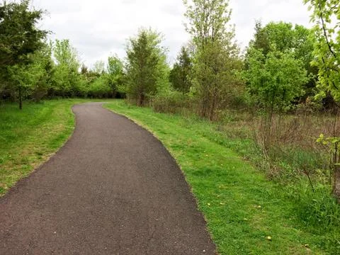 Beautiful path for walkway in park Stock Photos