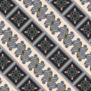 Beautiful pattern batik texture indonesia background Stock Illustration