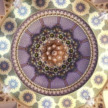 Beautiful pattern on the ceiling Foto stock