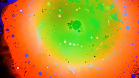 Beautiful pattern with green spot in center Stock Footage 127715029