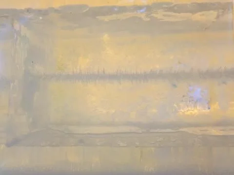 Beautiful pattern in ice. Stock Photos