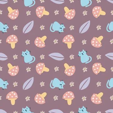 Beautiful pattern with icons and design elements Illustrazione stock