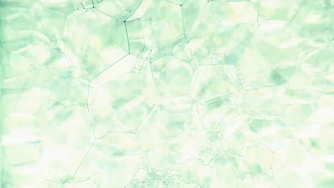 Beautiful pattern made of bubbles with ink Stock Footage 125958012